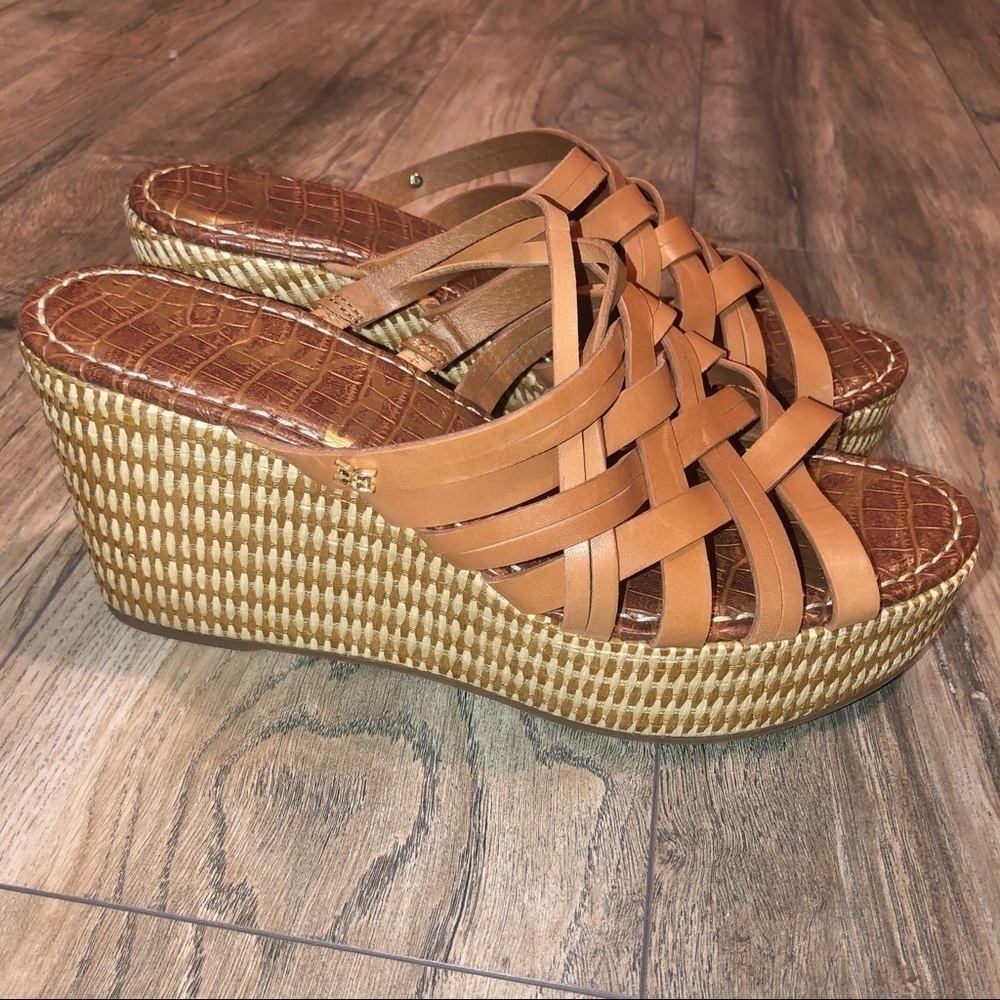NWOB Sam Edelman Devon Wedge Slide Sandals - Picture 6 of 11